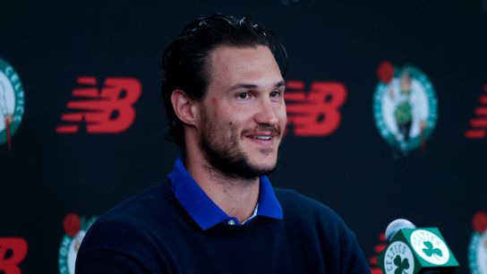 Danilo Gallinari rehabbing in Boston, knew 'right away' that he had torn his ACL taken at the Auerbach Center (Celtics)